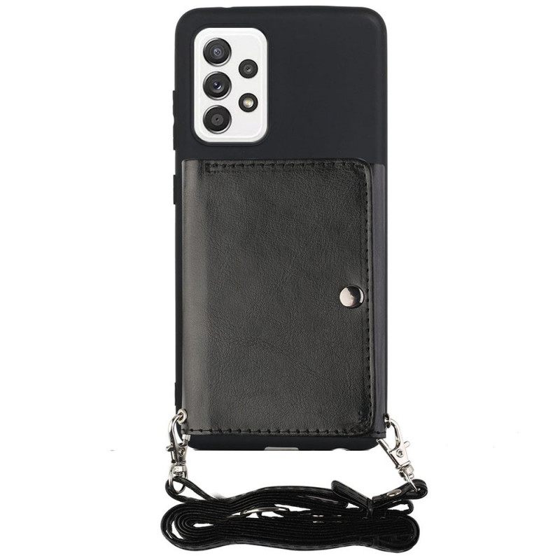 Kuori Samsung Galaxy A33 5G Crossbody Kortin Haltija