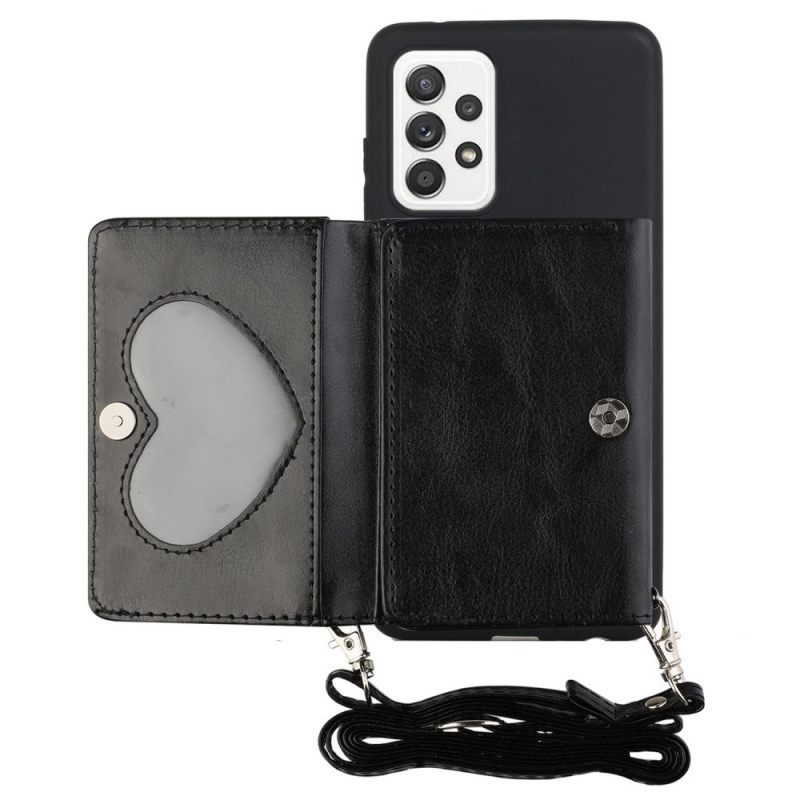 Kuori Samsung Galaxy A33 5G Crossbody Kortin Haltija