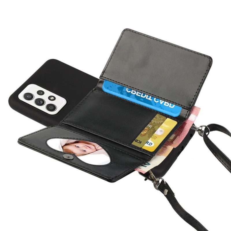 Kuori Samsung Galaxy A33 5G Crossbody Kortin Haltija