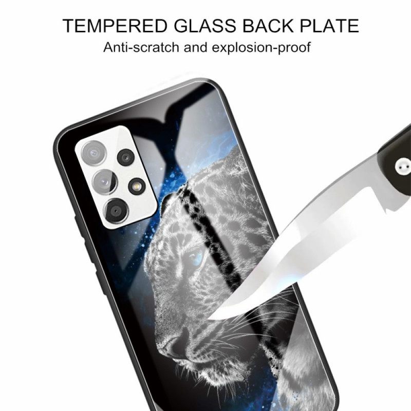Kuori Samsung Galaxy A33 5G Karkaistua Lasia Kissan Kasvot