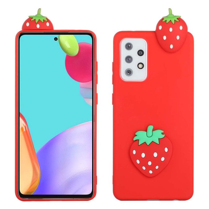 Kuori Samsung Galaxy A33 5G Strawberry 3d