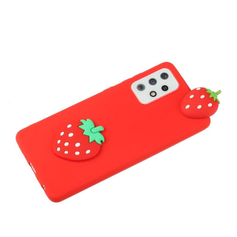 Kuori Samsung Galaxy A33 5G Strawberry 3d