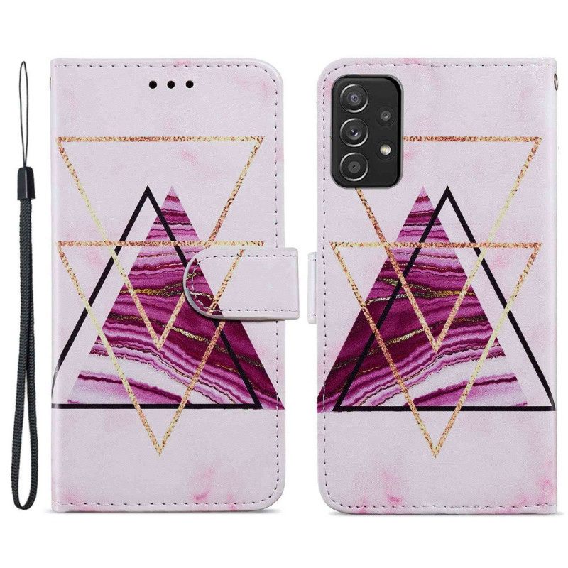 Nahkakotelo Samsung Galaxy A33 5G Intense Marble