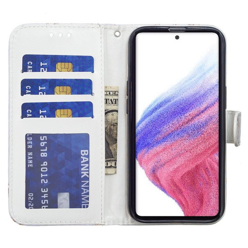 Nahkakotelo Samsung Galaxy A33 5G Intense Marble