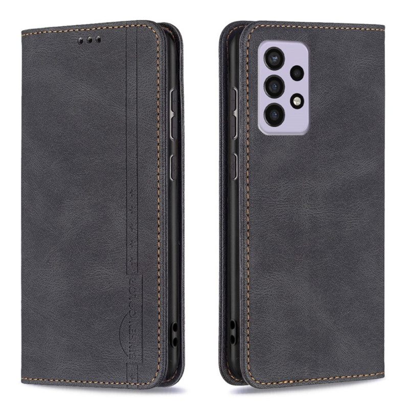 Puhelinkuoret Samsung Galaxy A33 5G Kotelot Flip Rfid Couture Binfen Color