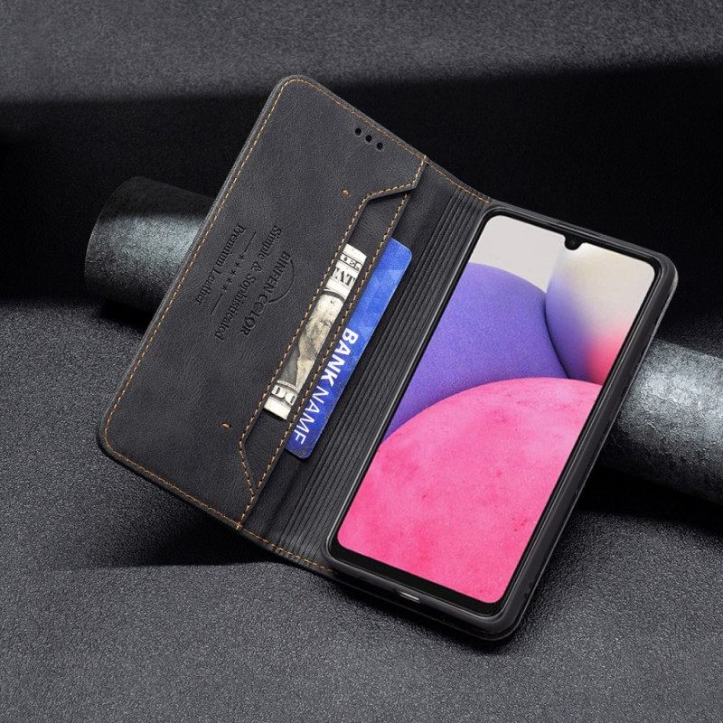 Puhelinkuoret Samsung Galaxy A33 5G Kotelot Flip Rfid Couture Binfen Color