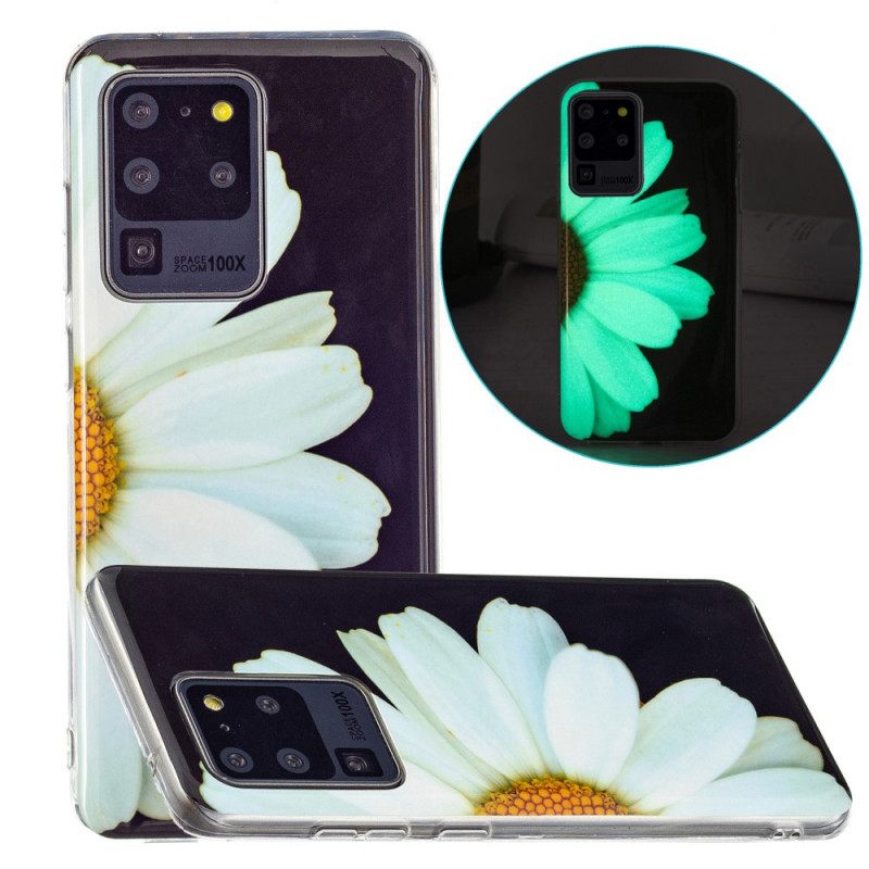 Case Samsung Galaxy S20 Ultra Fluorescent Flower Sarja