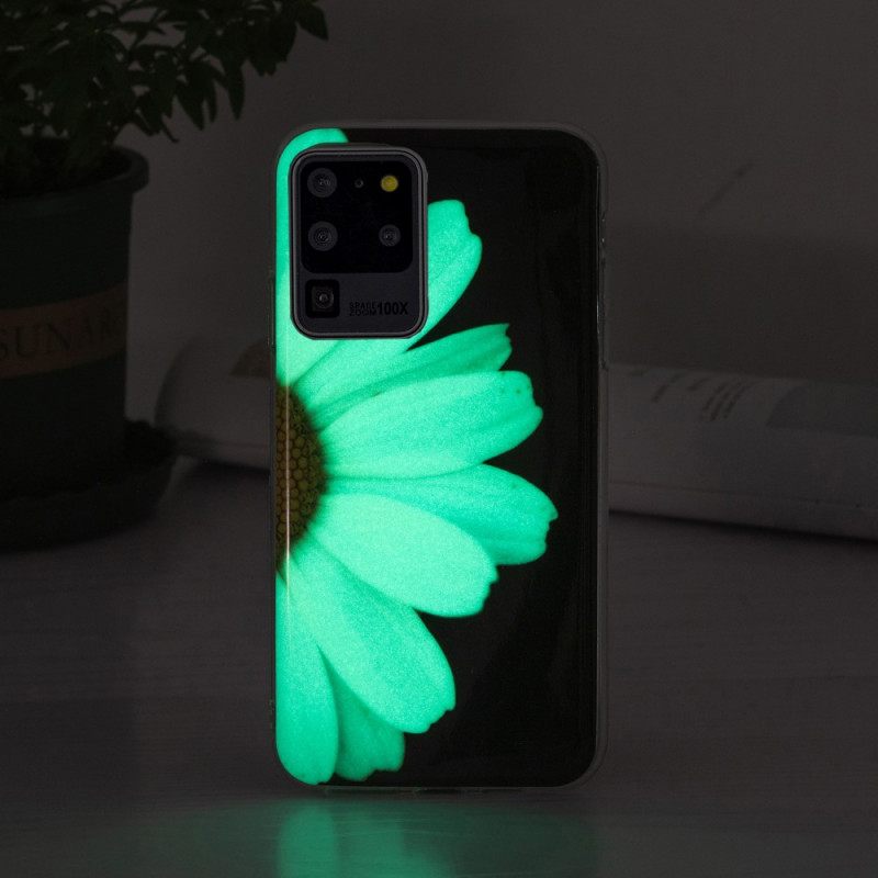 Case Samsung Galaxy S20 Ultra Fluorescent Flower Sarja