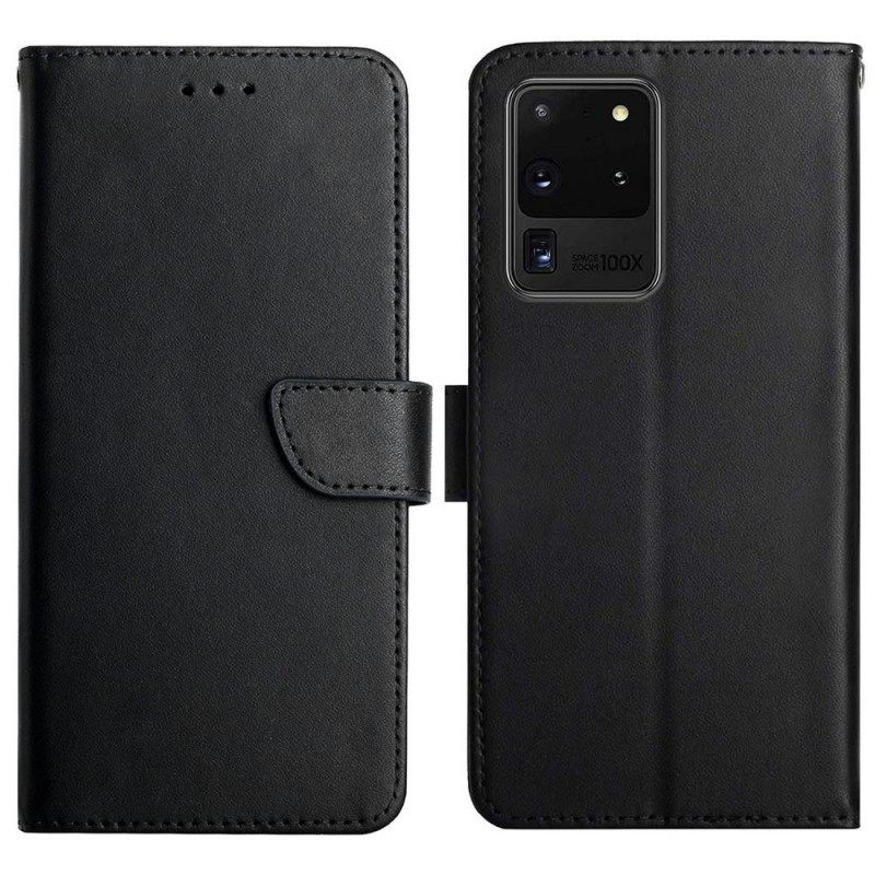 Kotelot Samsung Galaxy S20 Ultra Aito Nappan Nahka