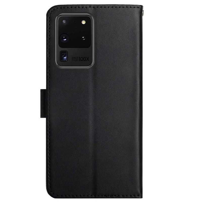 Kotelot Samsung Galaxy S20 Ultra Aito Nappan Nahka
