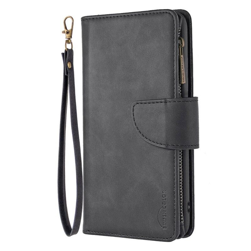 Kuori Flip Case Samsung Galaxy S20 Ultra Irrotettava Vetoketju