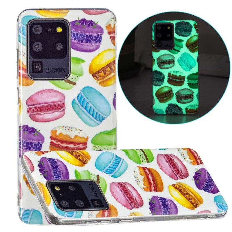 Kuori Samsung Galaxy S20 Ultra Fluoresoiva Macaroons