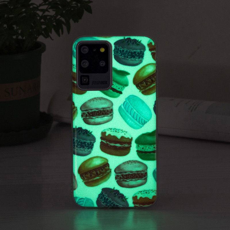 Kuori Samsung Galaxy S20 Ultra Fluoresoiva Macaroons