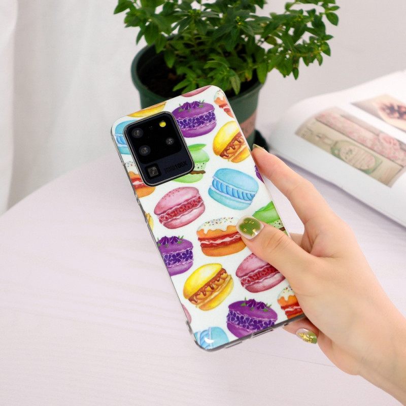 Kuori Samsung Galaxy S20 Ultra Fluoresoiva Macaroons