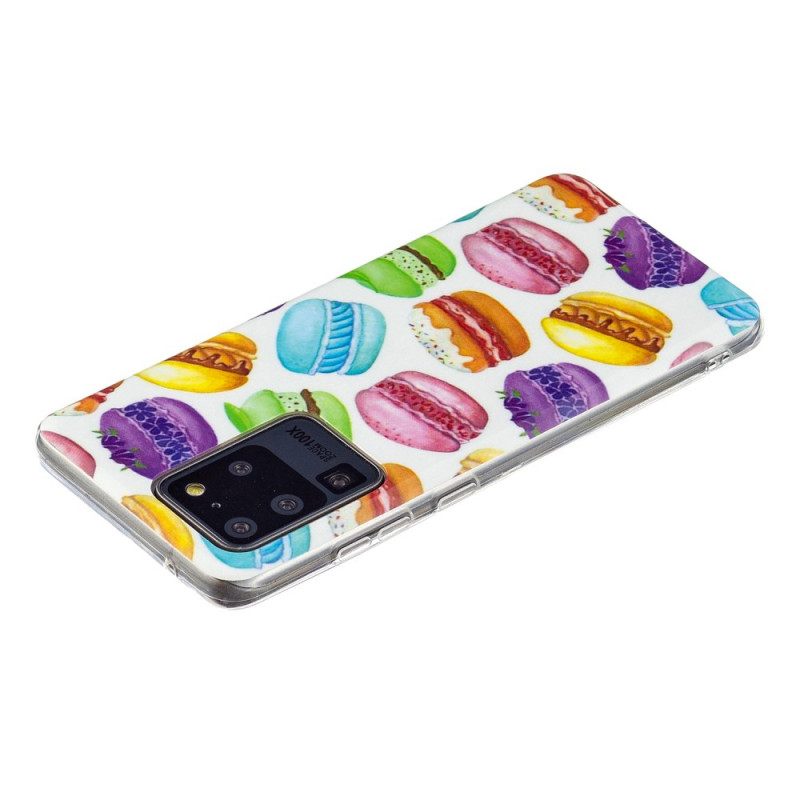 Kuori Samsung Galaxy S20 Ultra Fluoresoiva Macaroons
