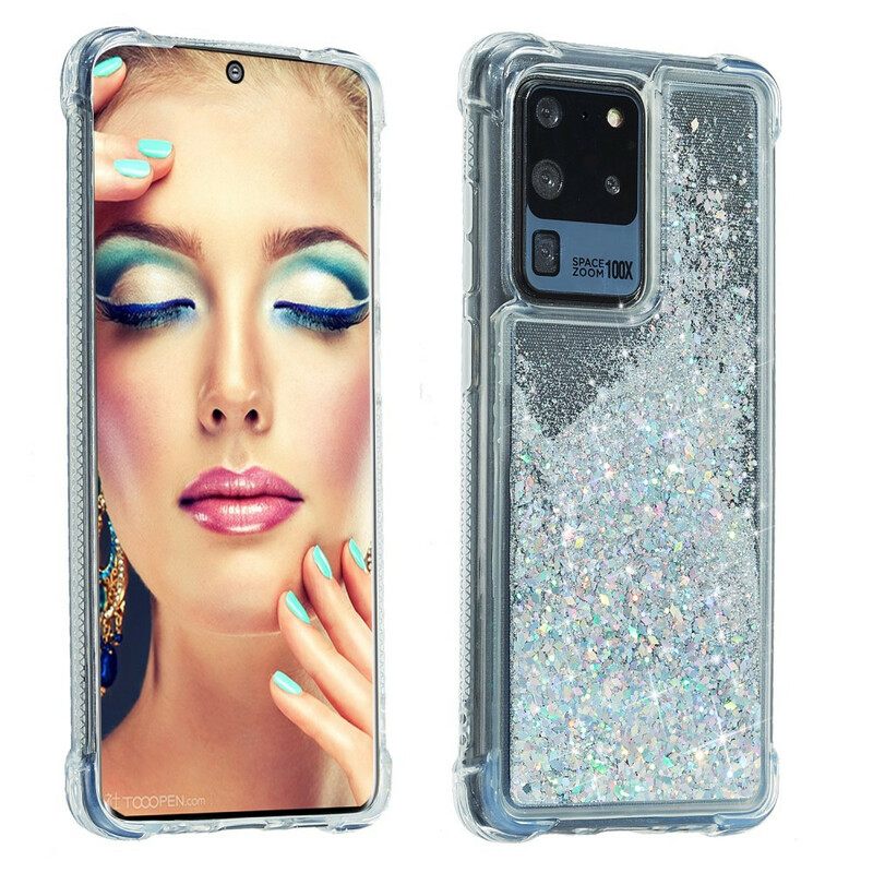Kuori Samsung Galaxy S20 Ultra Glitter Vahvistetut Kulmat