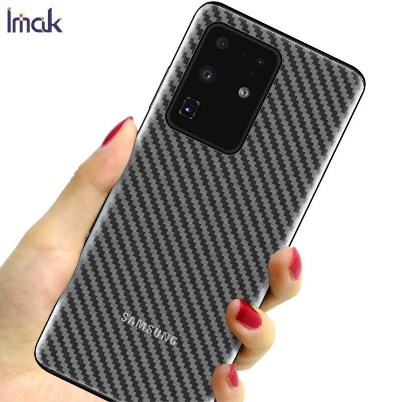 Takakalvo Samsung Galaxy S20 Ultra Style Carbon Imak Kameralle