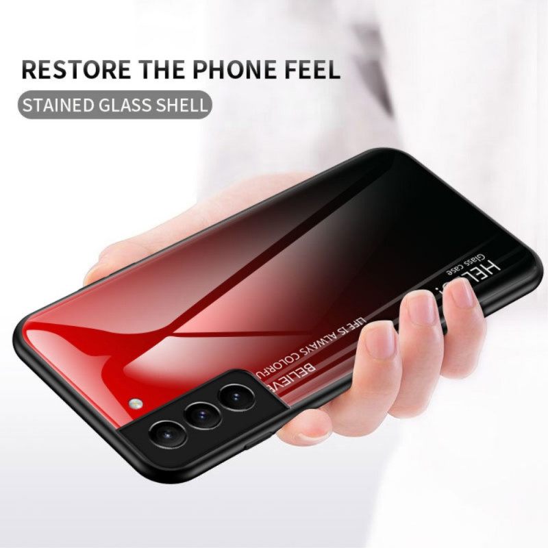 Case Samsung Galaxy S22 5G Tempered Glass Hei