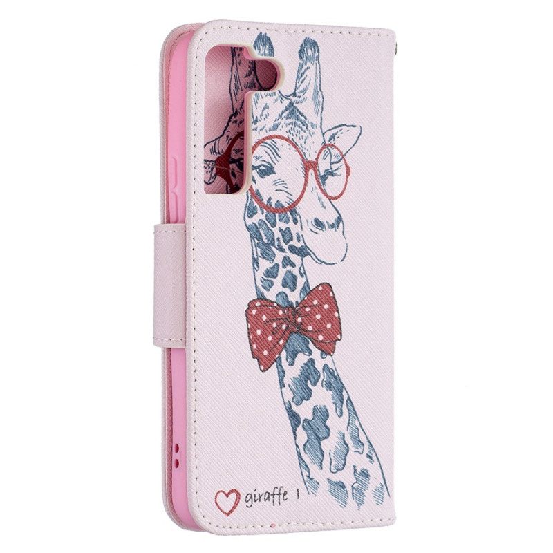 Kotelot Samsung Galaxy S22 5G Brainy Giraffe