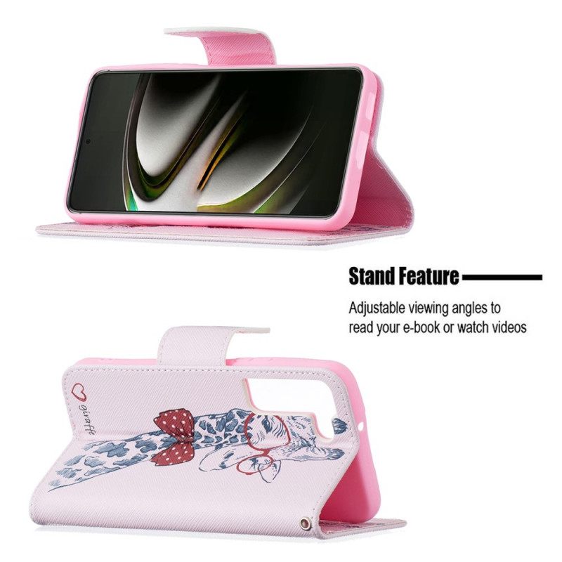 Kotelot Samsung Galaxy S22 5G Brainy Giraffe