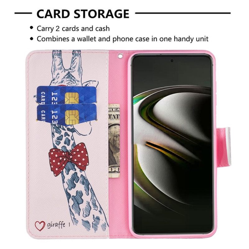 Kotelot Samsung Galaxy S22 5G Brainy Giraffe