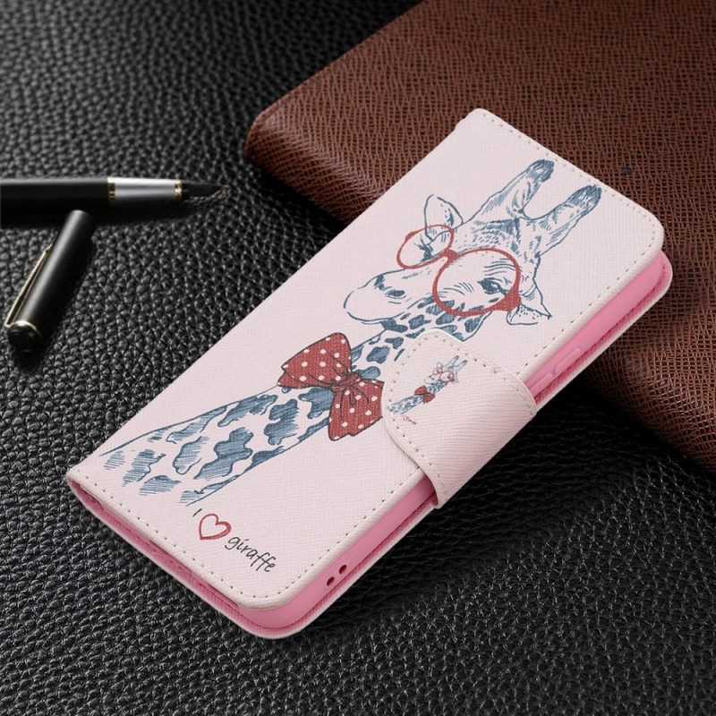 Kotelot Samsung Galaxy S22 5G Brainy Giraffe