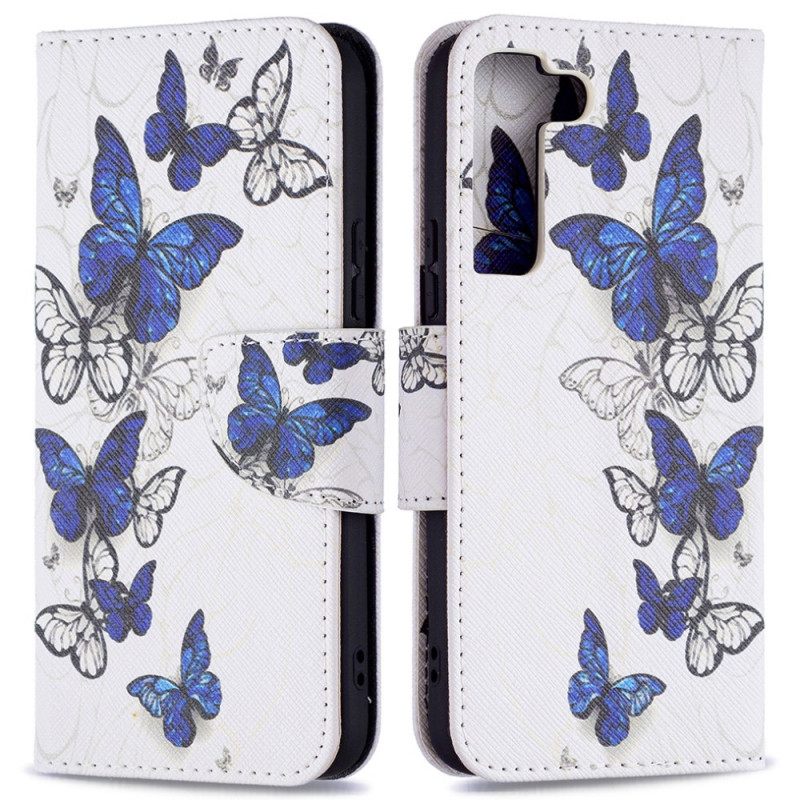 Kotelot Samsung Galaxy S22 5G Butterflies Kings