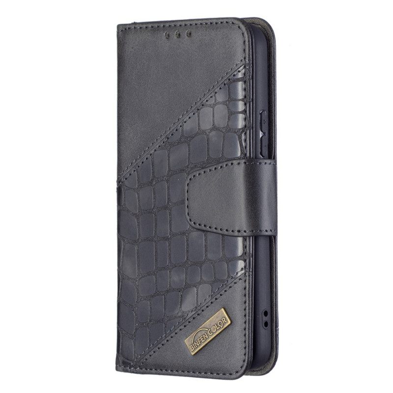 Kotelot Samsung Galaxy S22 5G Classic Crocodile Skin Effect