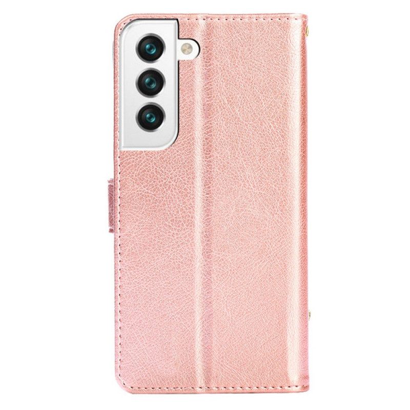 Kotelot Samsung Galaxy S22 5G Etu- Ja Kaulanauhakukkaro