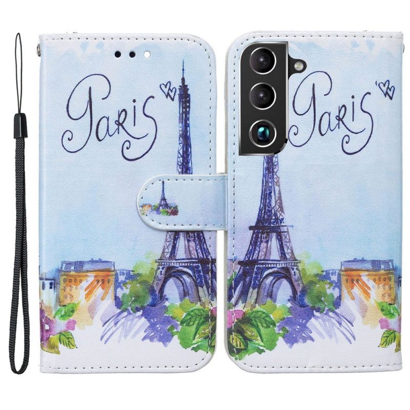 Kotelot Samsung Galaxy S22 5G Painting Paris