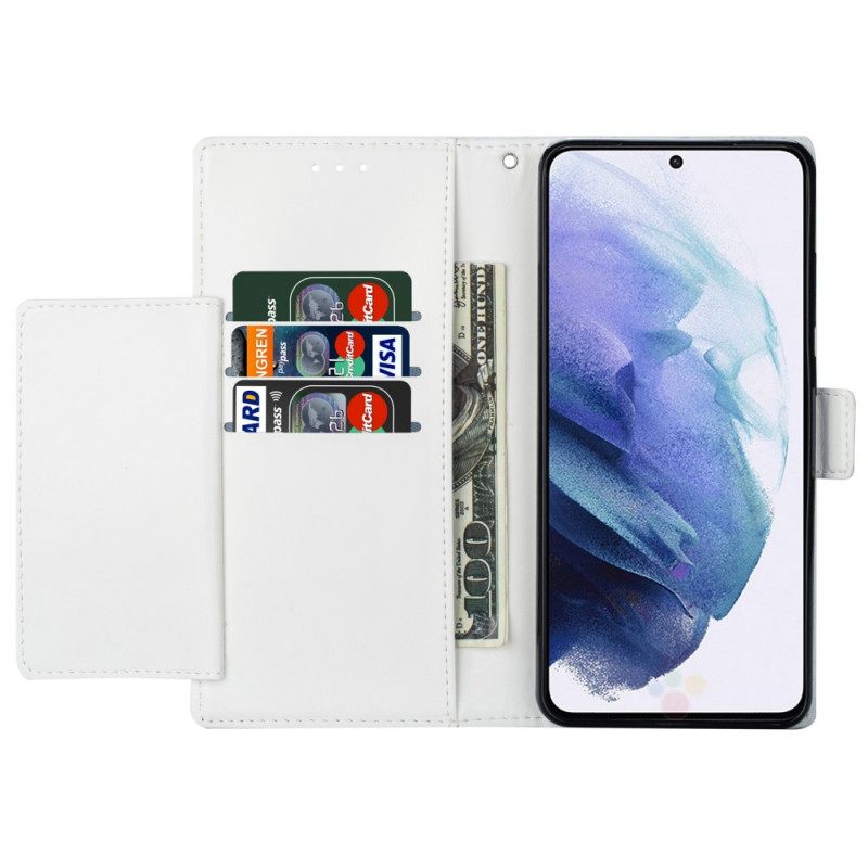 Kotelot Samsung Galaxy S22 5G Suojaketju Kuori Mandala-koriste Hihnalla