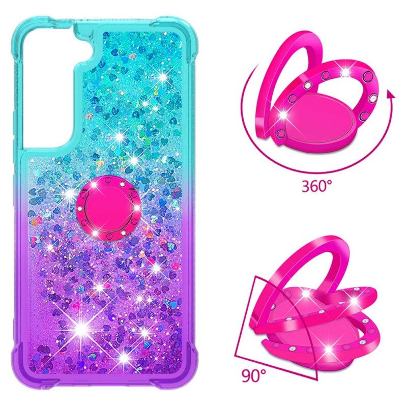 Kuori Samsung Galaxy S22 5G Glitter Ring Tuki