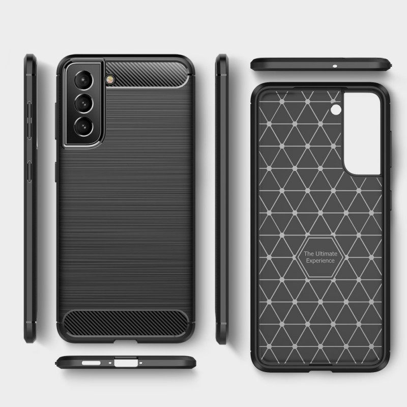 Kuori Samsung Galaxy S22 5G Harjattu Hiilikuitu
