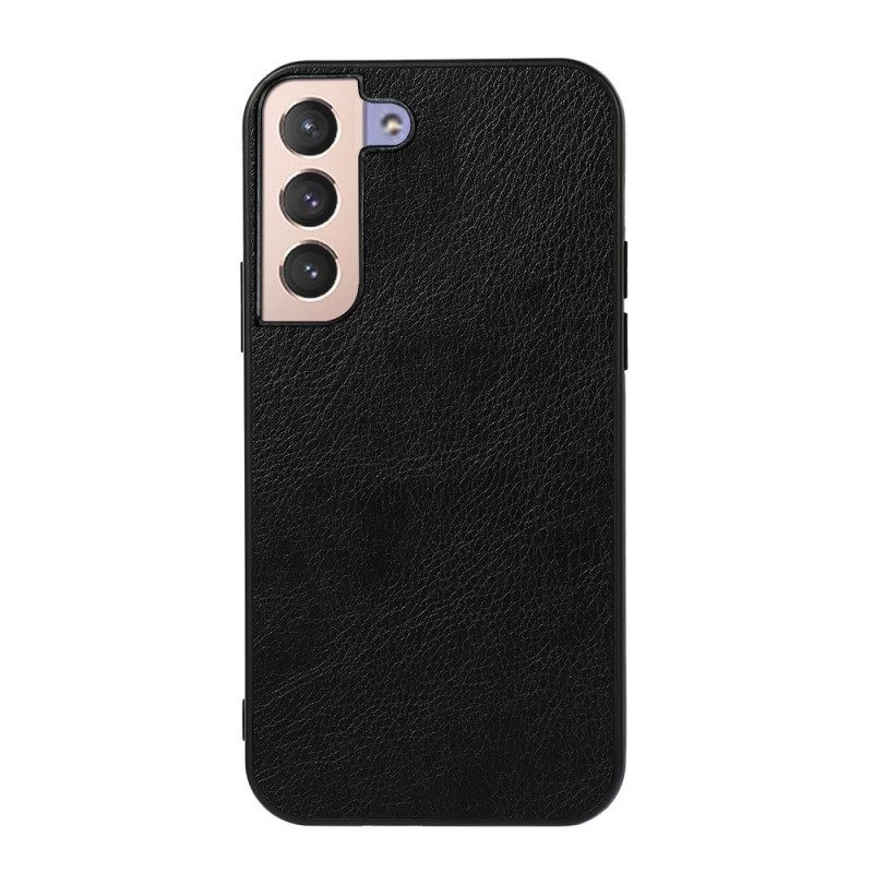 Kuori Samsung Galaxy S22 5G Litchin Nahkaefekti