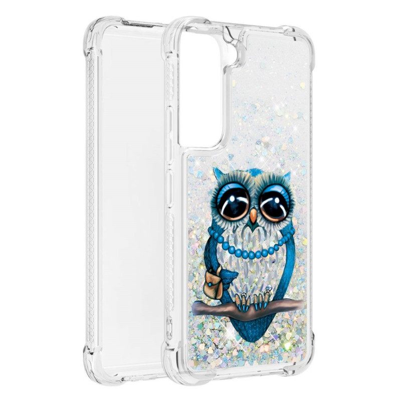 Kuori Samsung Galaxy S22 5G Miss Owl Glitter