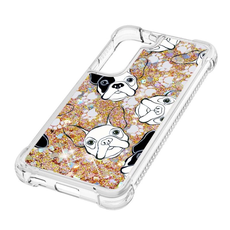 Kuori Samsung Galaxy S22 5G Mr Dog Glitter