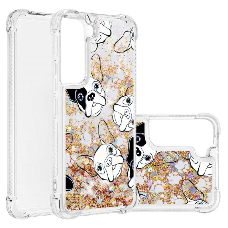 Kuori Samsung Galaxy S22 5G Mr Dog Glitter