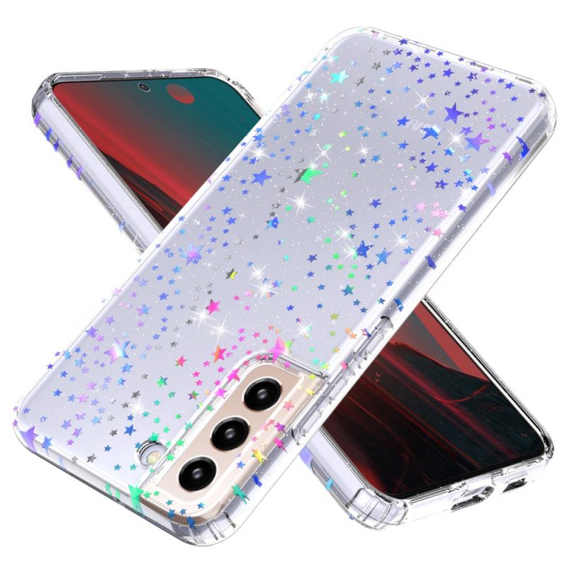 Kuori Samsung Galaxy S22 5G Silicone Flexible Stars