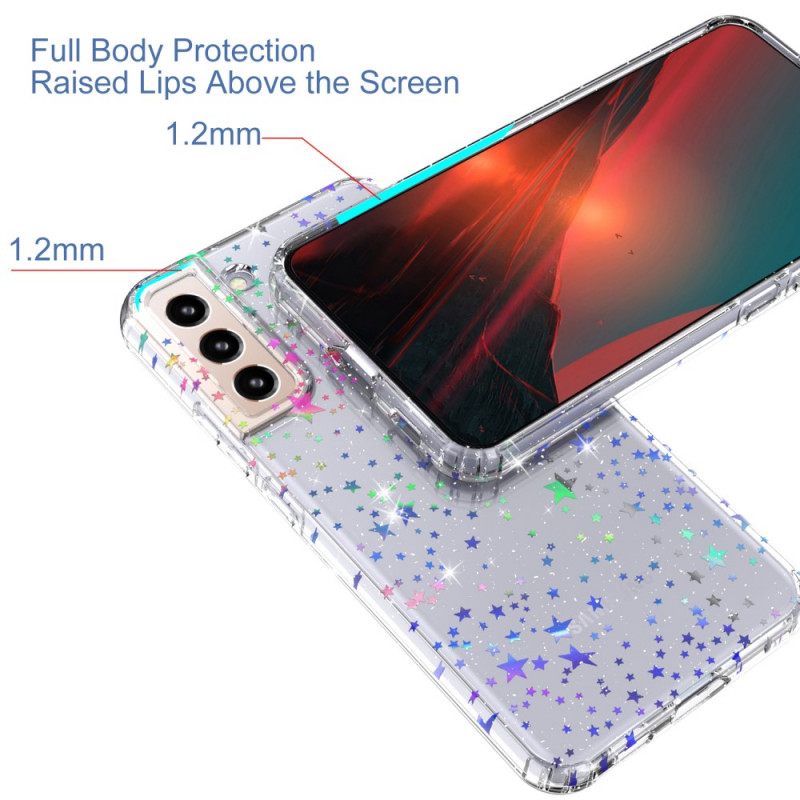 Kuori Samsung Galaxy S22 5G Silicone Flexible Stars