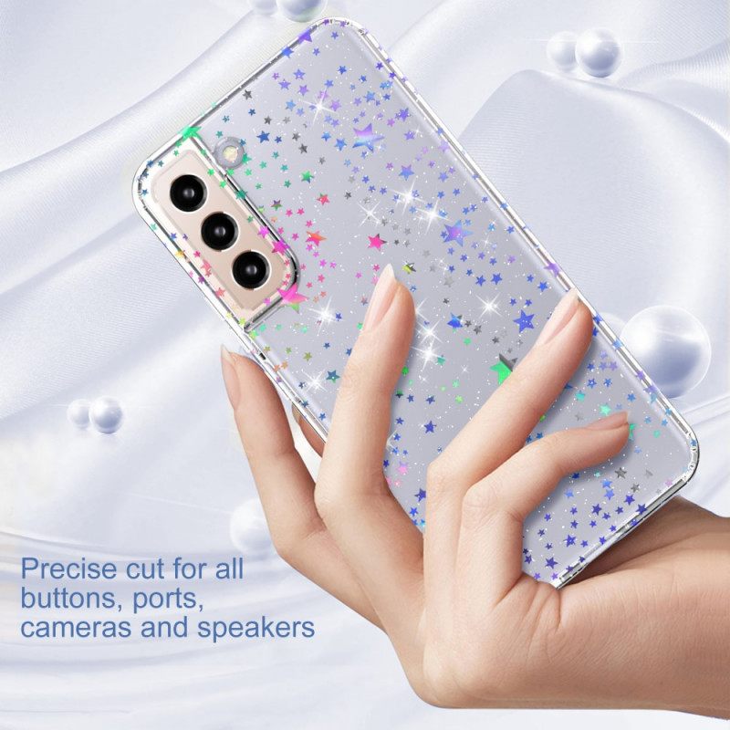Kuori Samsung Galaxy S22 5G Silicone Flexible Stars