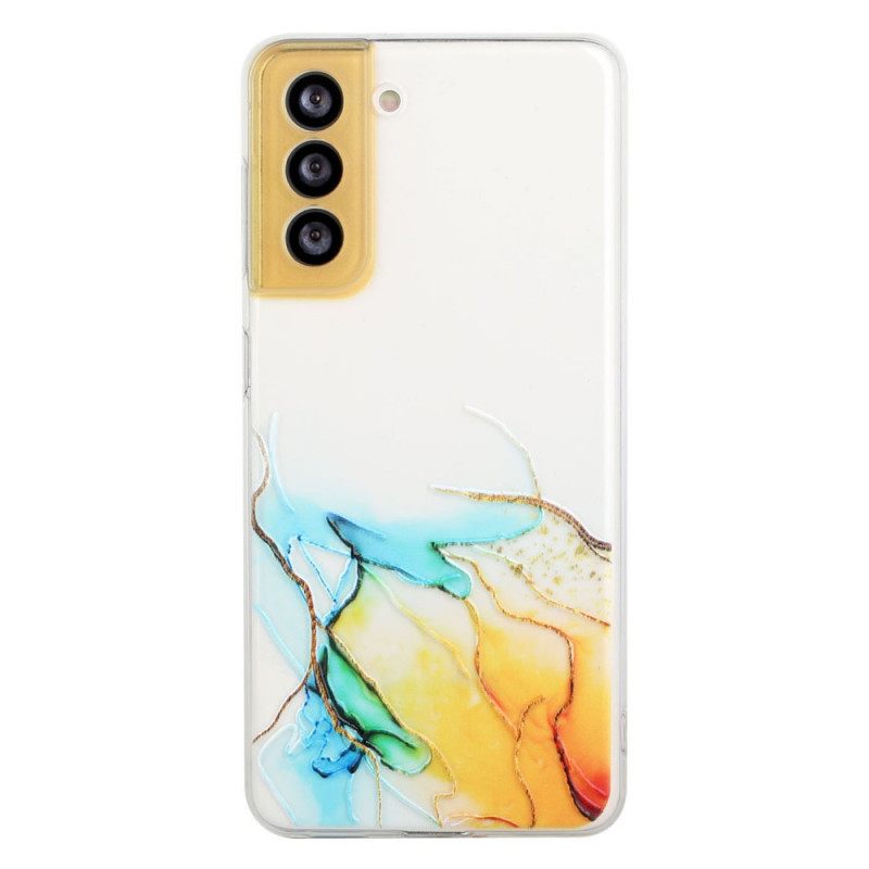 Kuori Samsung Galaxy S22 5G Silicone Marble Effect