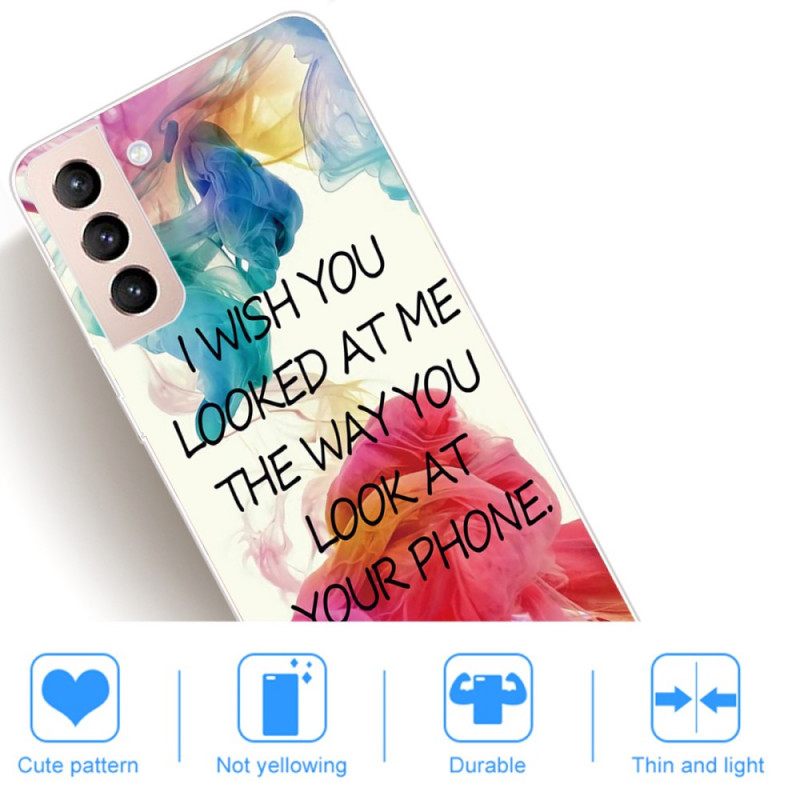 Kuori Samsung Galaxy S22 5G Toivon Että Katsoisit Minua