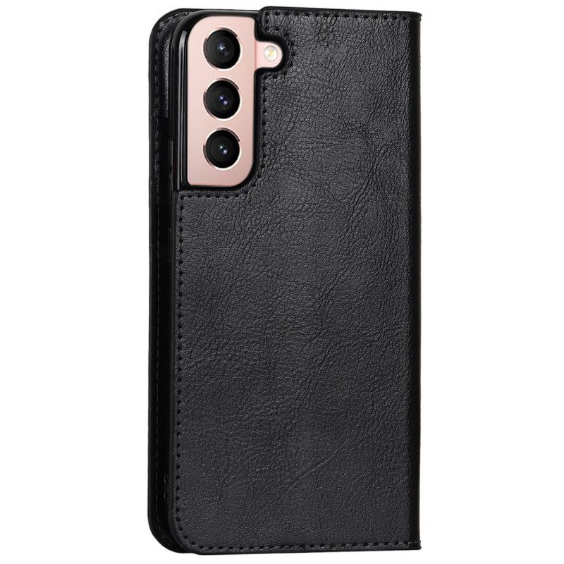 Puhelinkuoret Samsung Galaxy S22 5G Kotelot Flip Aitoa Nahkaa
