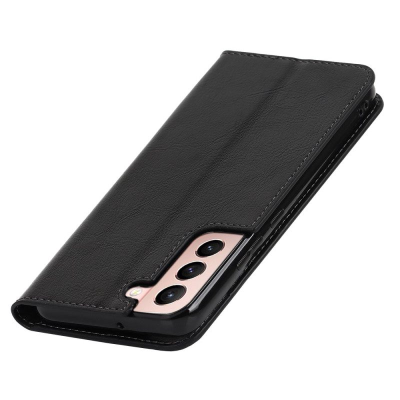 Puhelinkuoret Samsung Galaxy S22 5G Kotelot Flip Aitoa Nahkaa