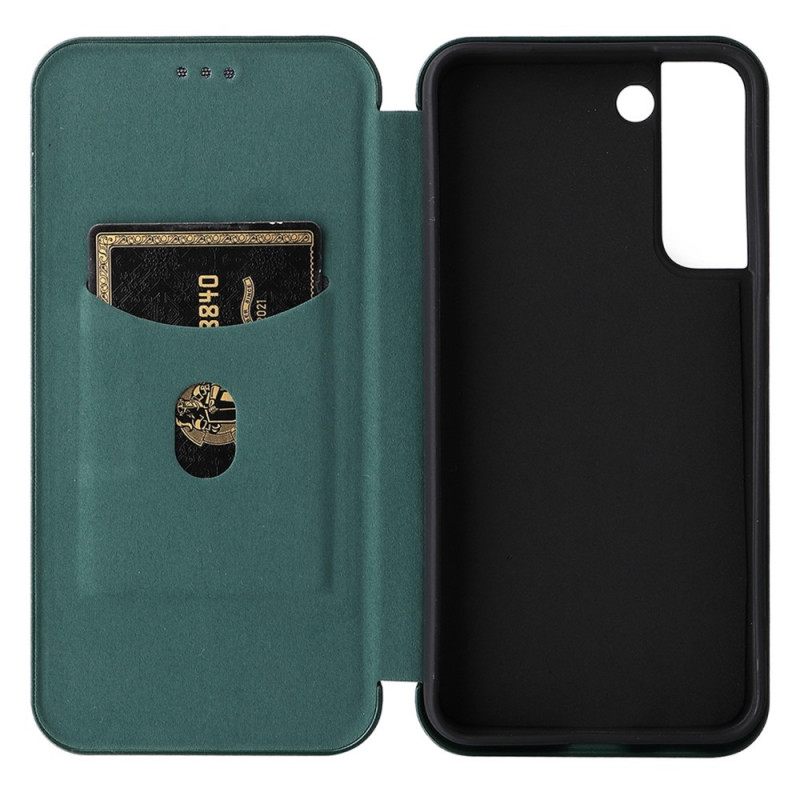 Puhelinkuoret Samsung Galaxy S22 5G Kotelot Flip Hiilikuitu