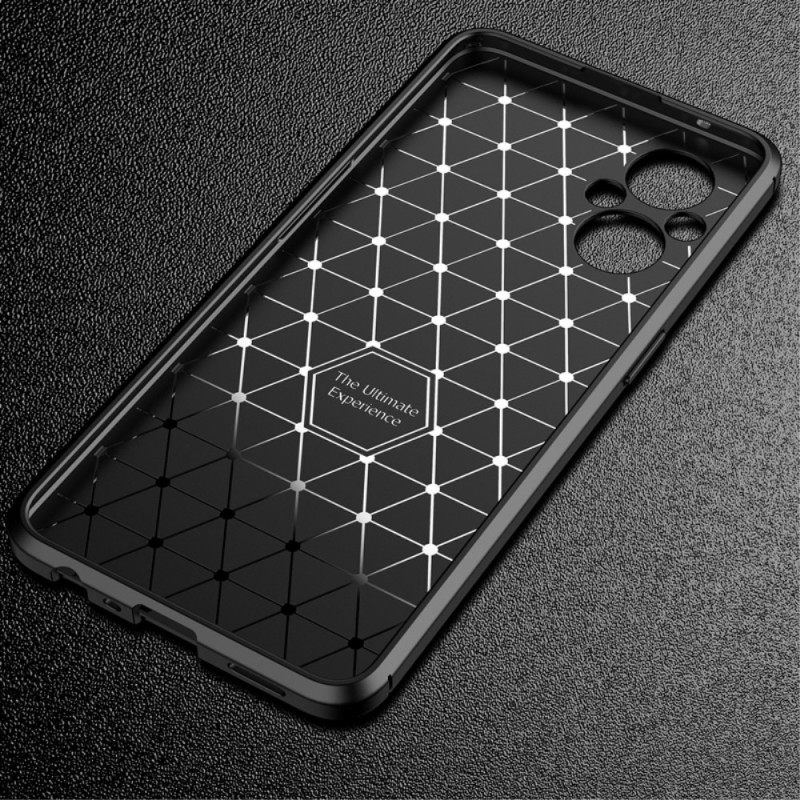 Case Oppo Reno 8 Lite Joustava Hiilikuitu