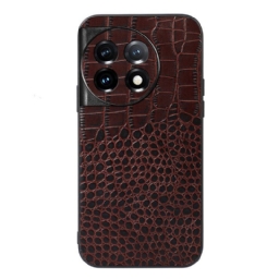 Kuori OnePlus 11 5G Aito Crocodile Texture -nahka