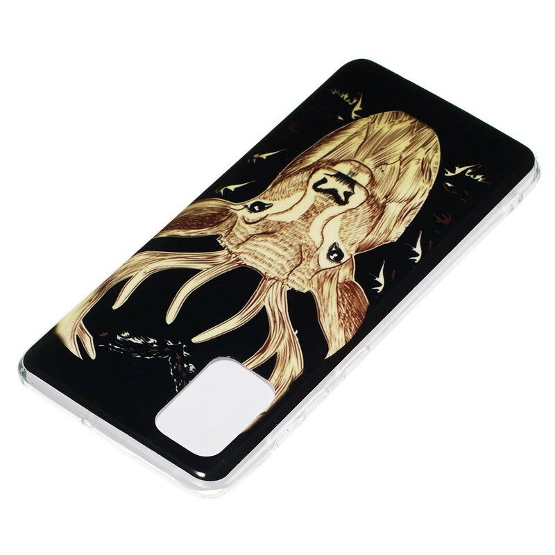 Case Samsung Galaxy A71 Fluorescent Majestic Stag