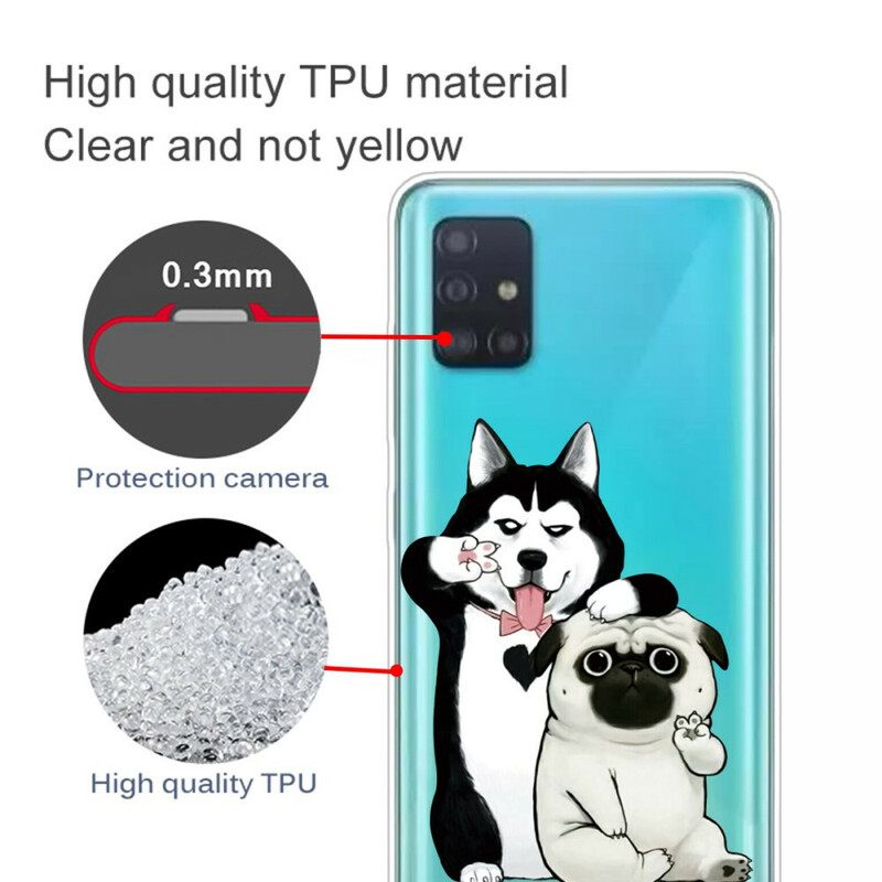 Case Samsung Galaxy A71 Hauskat Koirat