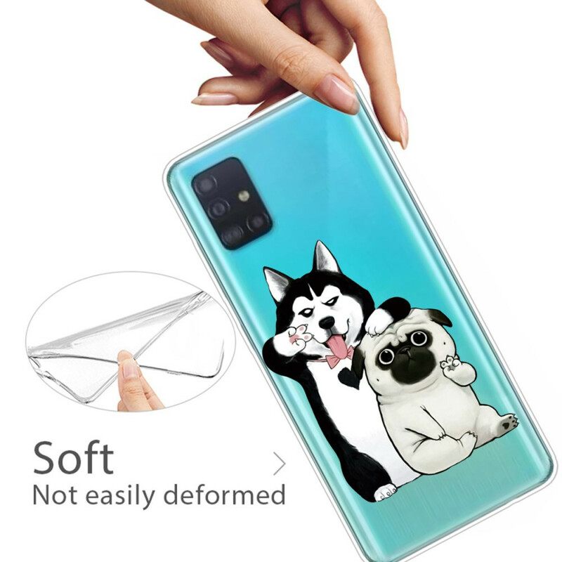 Case Samsung Galaxy A71 Hauskat Koirat